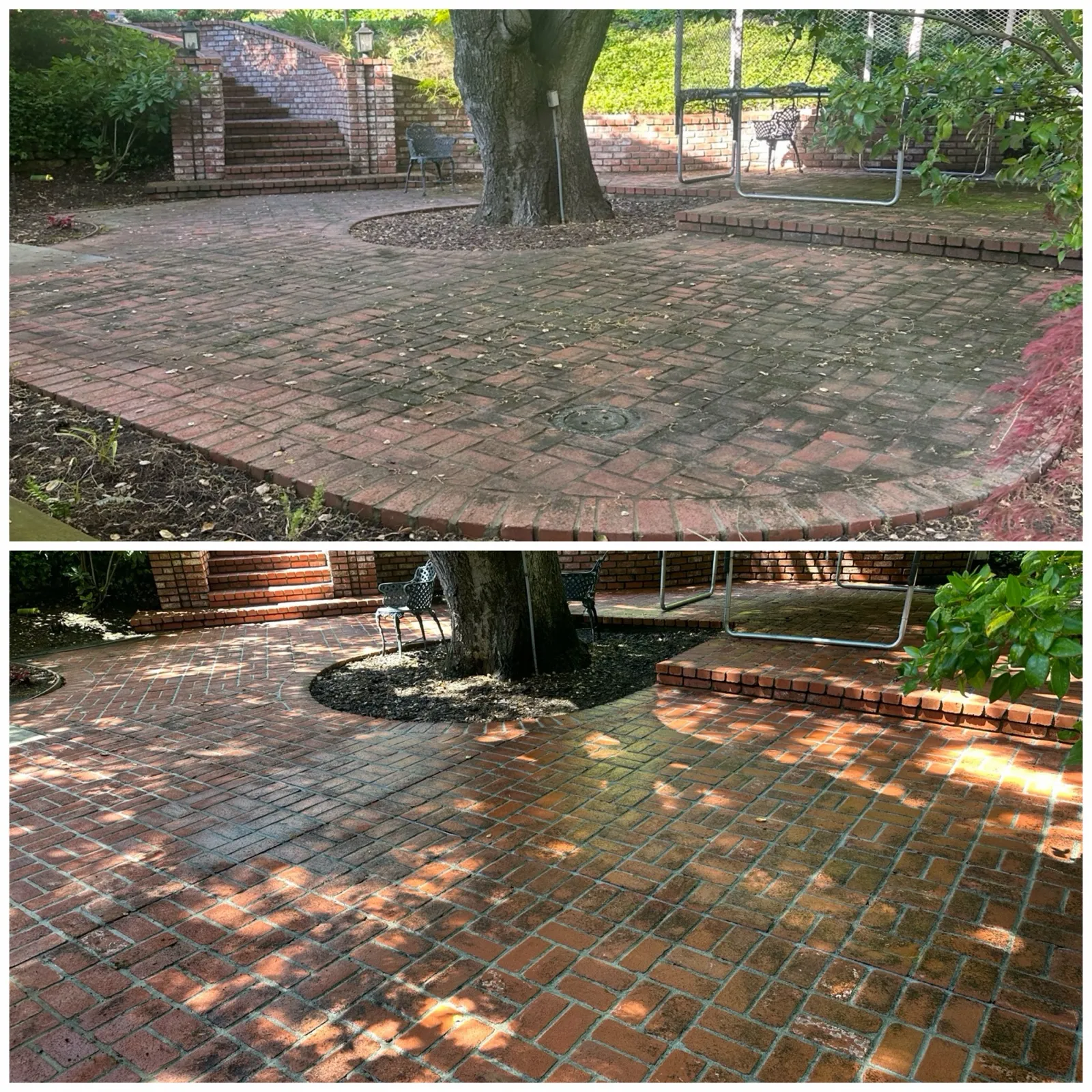 Brick patio