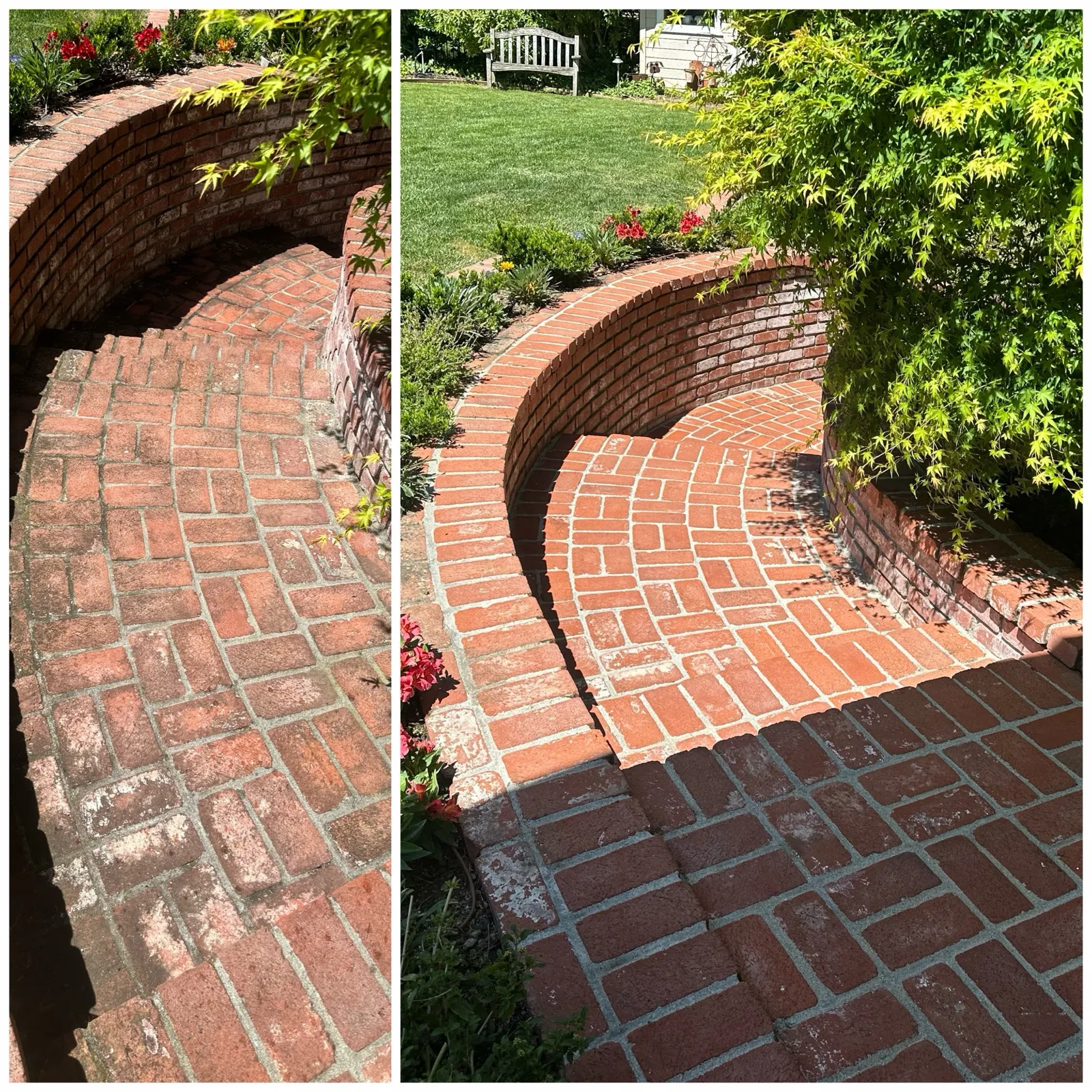 Brick patio