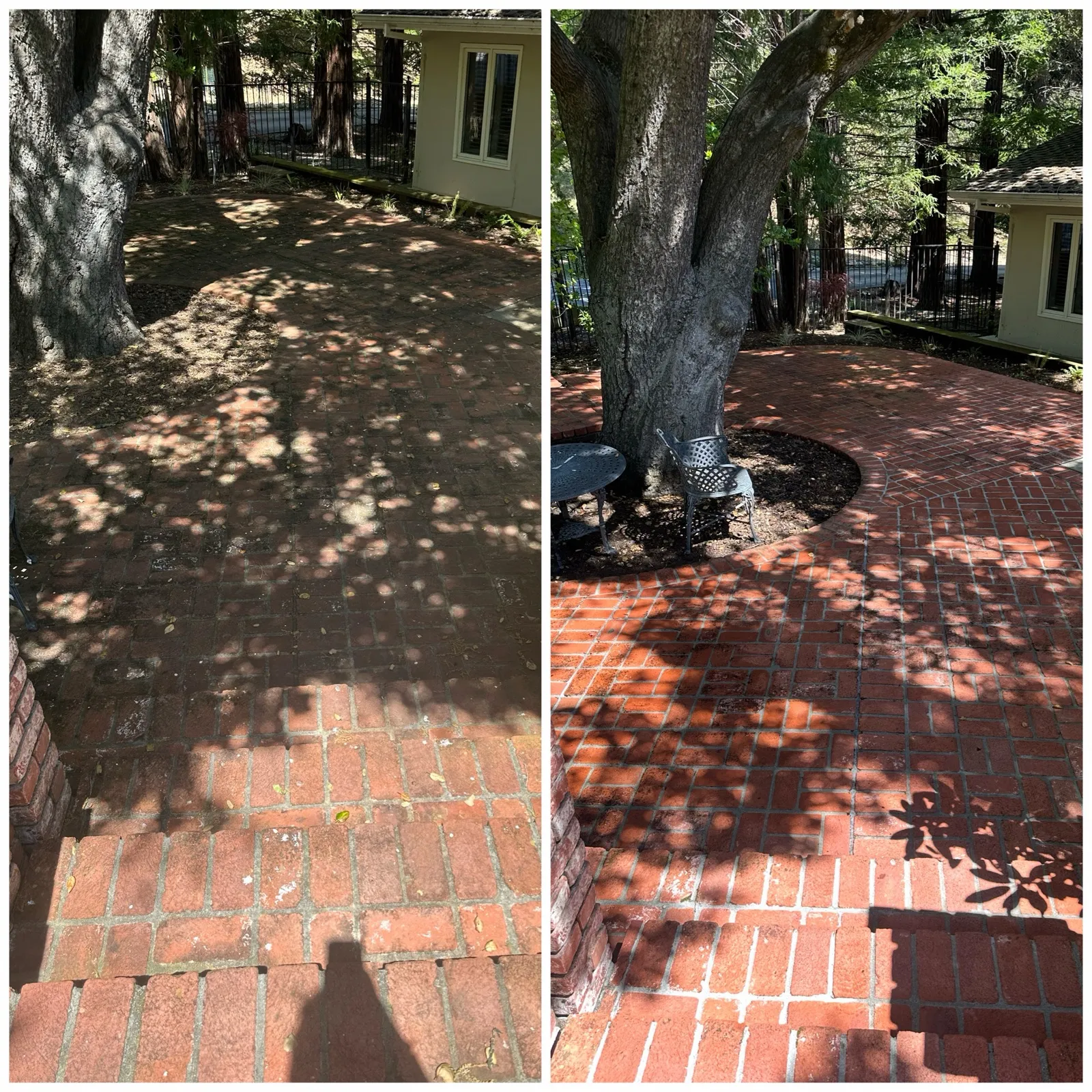 Brick patio