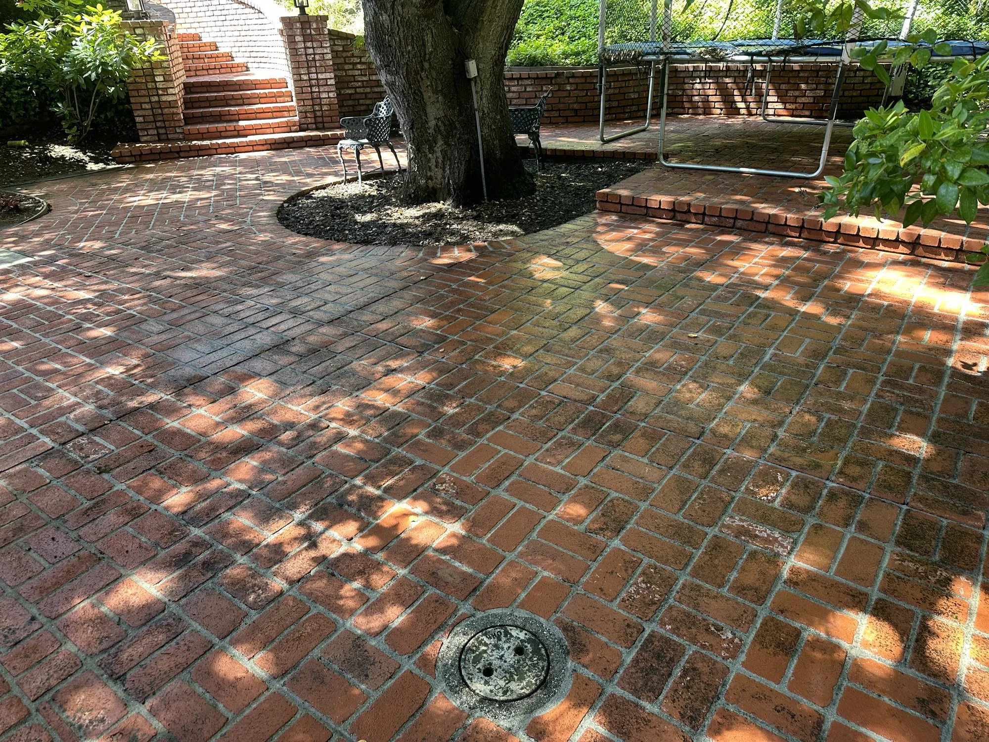 Brick patio