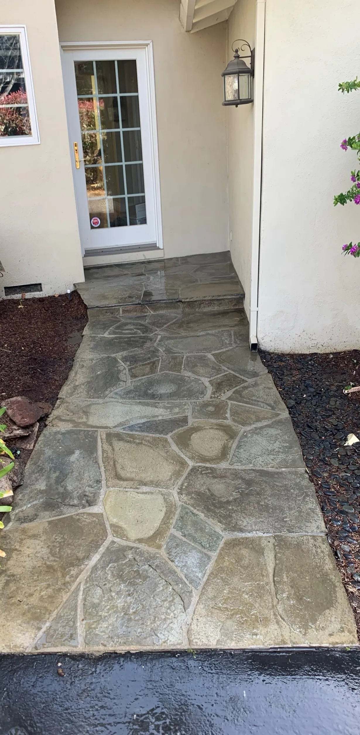 Flagstone Entry — after