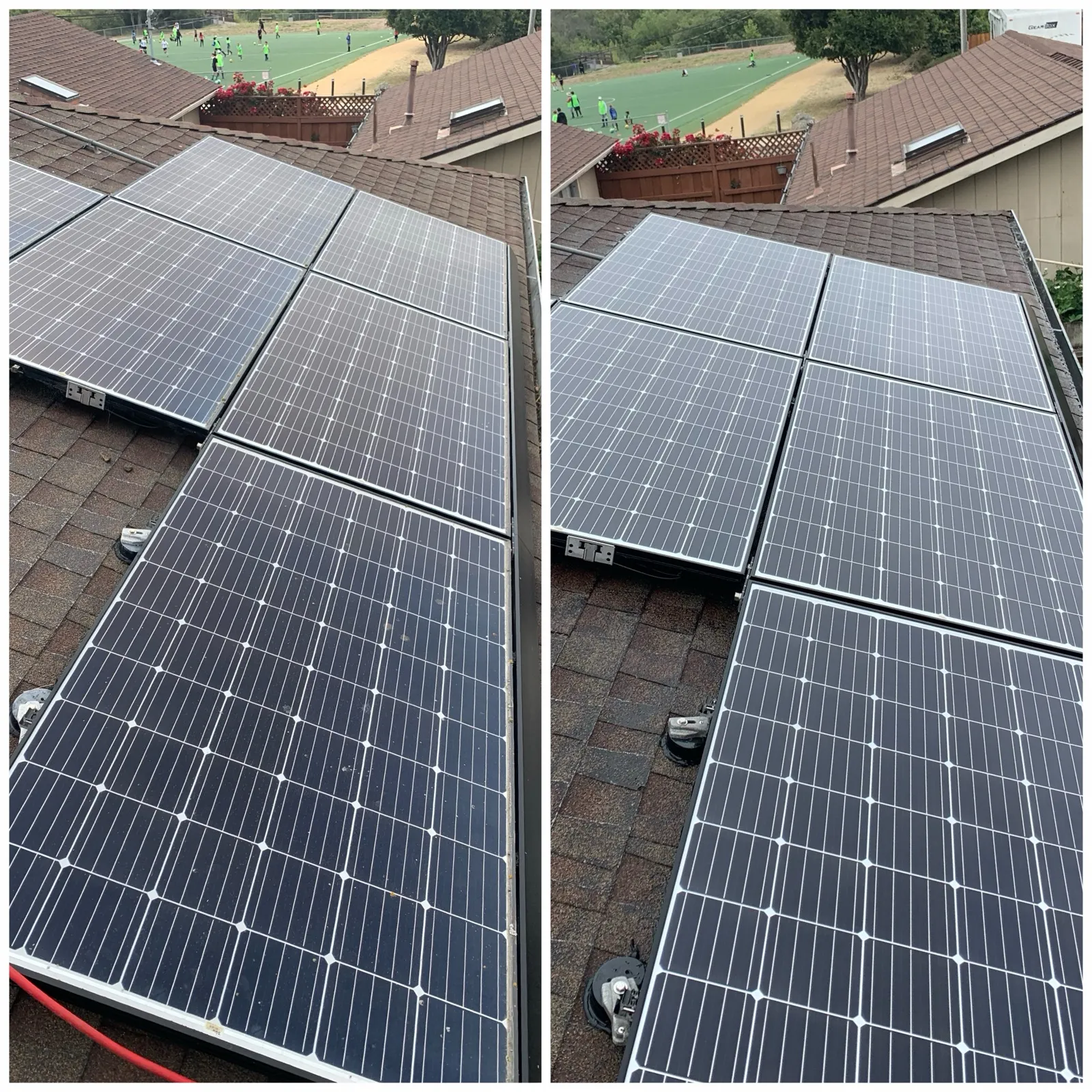 Solar on shingle roof