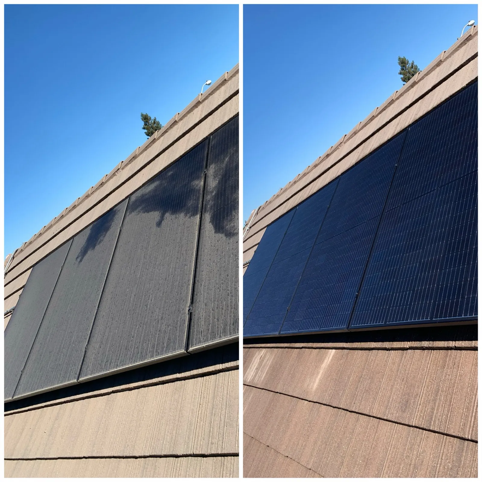 Solar on tile roof