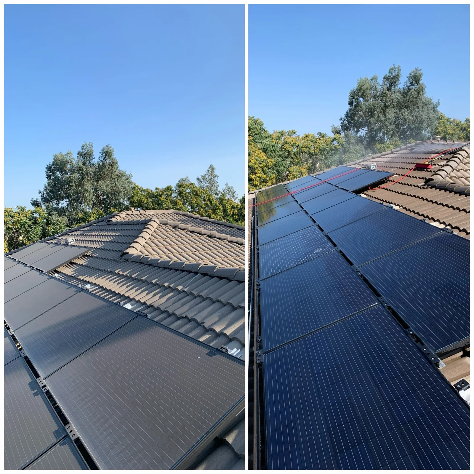 Solar on tile roof