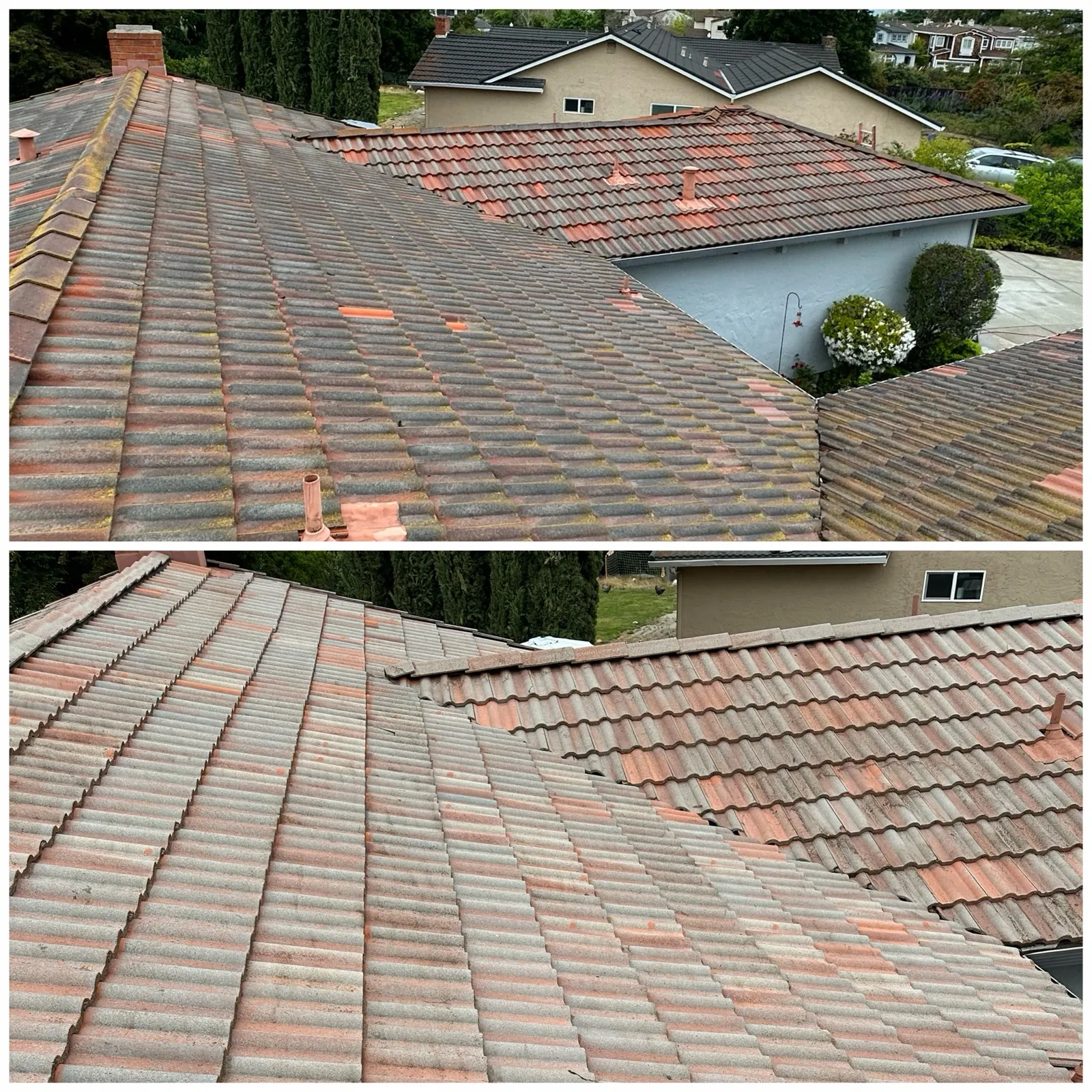 Spanish tile roof