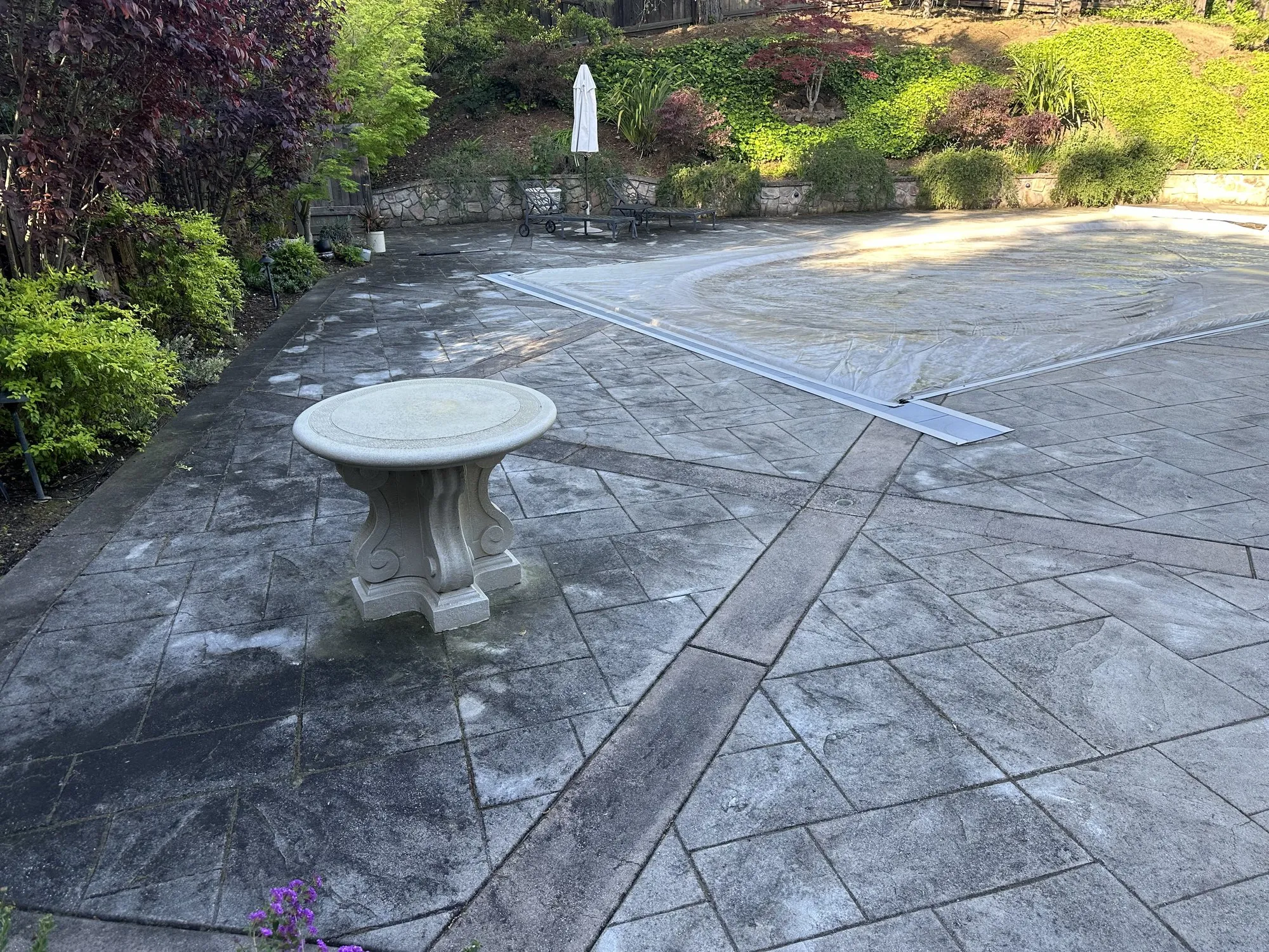 Stamped concrete