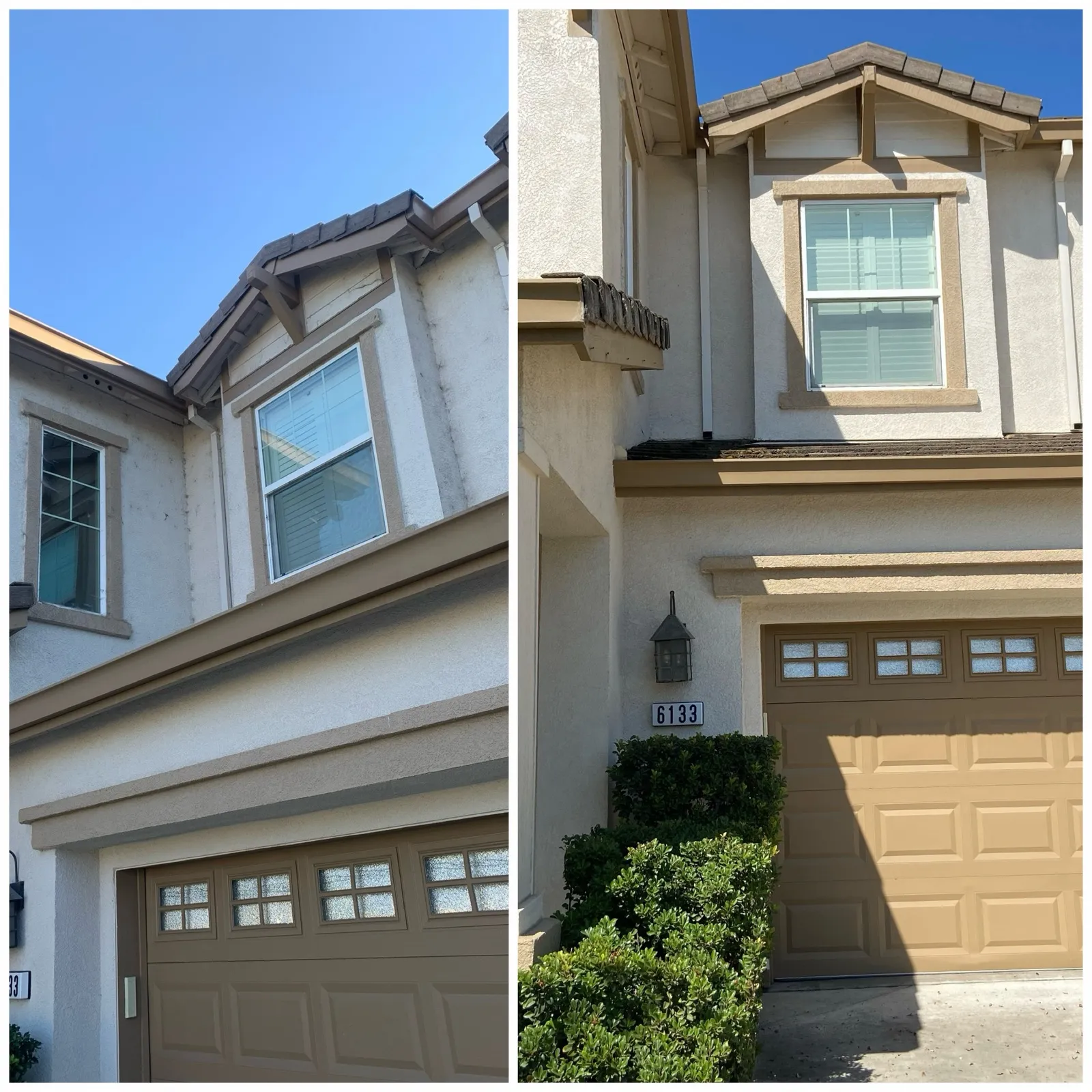 Stucco house wash